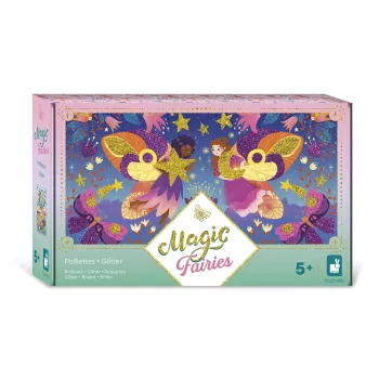 Janod Kit de artă cu sclipici Zâne magice