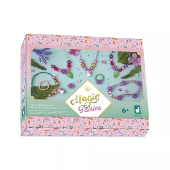 Janod Magic Fairies Creative Jewellery Making Kit with Storage Box, 6+