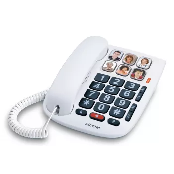 Alcatel TMAX10+ Corded Desk Phone White