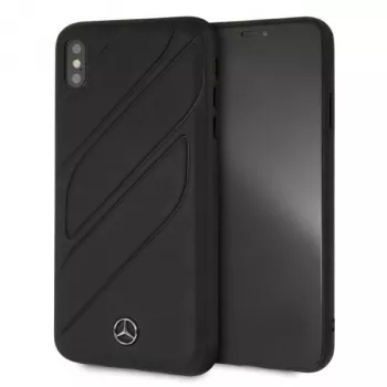 Mercedes-Benz husă rigidă New Organic I pentru Apple iPhone XS Max - negru
