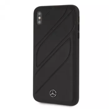 Mercedes-Benz husă rigidă New Organic I pentru Apple iPhone XS Max - negru