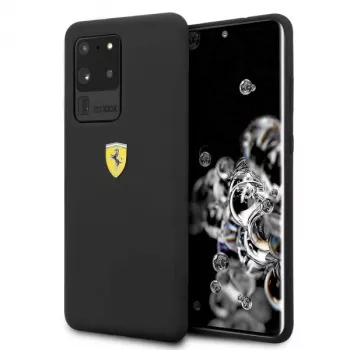 Ferrari Hardcase FESSIHCS69BK husă din silicon pentru Samsung Galaxy S20 Ultra - negru