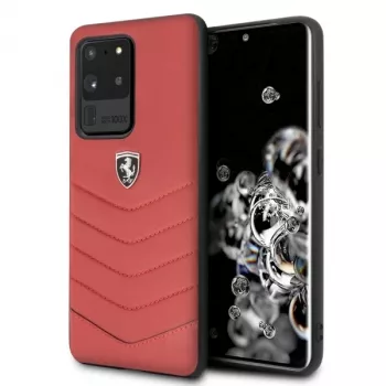 Ferrari Hardcase FEHQUHCS69RE pentru Samsung Galaxy S20 Ultra G988, roșu Heritage