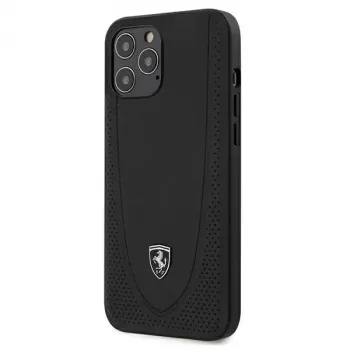 Husă rigidă perforată Ferrari Off Track pentru Apple iPhone 12 Pro Max 6,7