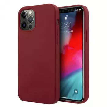 Husă rigidă roșie din silicon MINI MORRIS Mini MIHCP12MSLTRE pentru iPhone 12/12 Pro 6,1