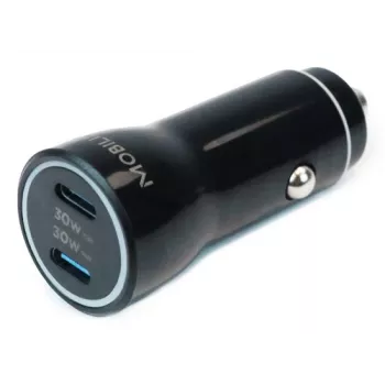 Încărcător auto universal Mobilis 60W 3A USB-C PD negru