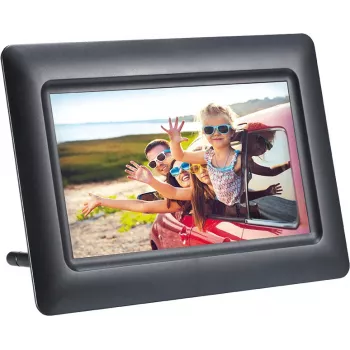 AGFAPHOTO Agfa Photo LED HD 7 Rama foto digitală cu ceas și calendar APF700 Negru