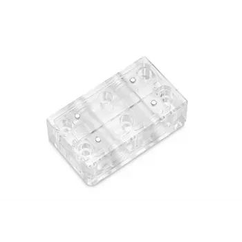 EK Water Blocks Vector² GPU Water Block punte de interconectare - acrilic - transparent - G1/4