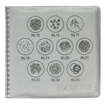 Set gobo Nanlite 2 - 10 gobo din oțel inoxidabil pentru seria Forza 60