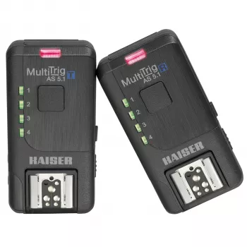 Set declanșator radio Kaiser MultiTrig AS 5.1 pentru aparat foto și flash