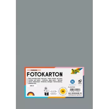 Folia 614/50 84 - Gri - Uni - A4 (210 x 297 mm) - 300 g/m² - 50 file - Germania