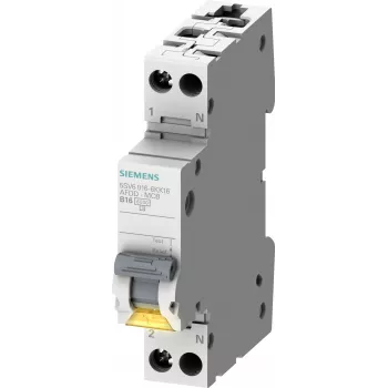 Siemens 5SV6016-7KK16 Întrerupător de protecție la arc electric (AFDD) cu MCB C16 2 poli 230V 1TE