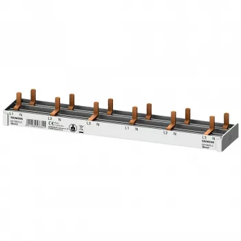 SIEMENS 5ST3675-0 Bară de distribuție cu pini 10mm² 3p/N 6xAFD+6xKomp. 12TE