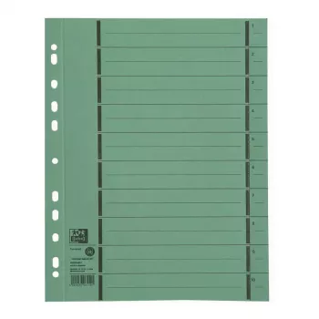 Separator ELBA 400004667 DIN A4 250 g/m² carton manila verde 4250