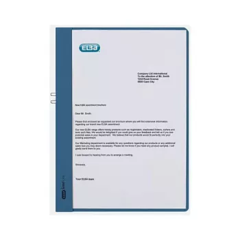 ELBA 50 Mape cu clemă A4 albastru