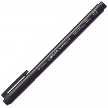 Pix fineliner de desen Tombow MONO 02 - negru - lățime linie 0,30 mm
