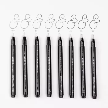 Pix fineliner de desen Tombow MONO 0,35 mm negru
