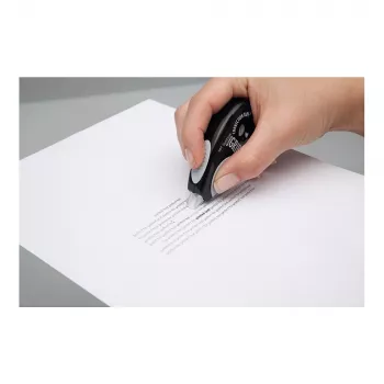 Rolă bandă corectoare Tombow Grip CT-CD5C11 5 mm x 10 m negru/alb
