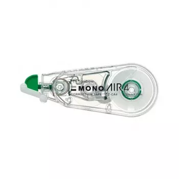 Rolă corectoare Tombow CT-CA4-20 MONO CA - bandă albă 10 m x 4,2 mm - dispozitiv verde/transparent - 20 bucăți