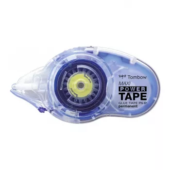 Rolă de lipit Tombow PN-IP, albastru, transparent, 16 m, 8,4 mm, carton, sticlă, hârtie, 1 bucată