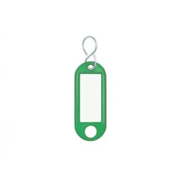 Clemă de hârtie Jumbo WEDO, verde, 52 mm, 21 mm, 10 bucăți, oțel cu strat de plastic
