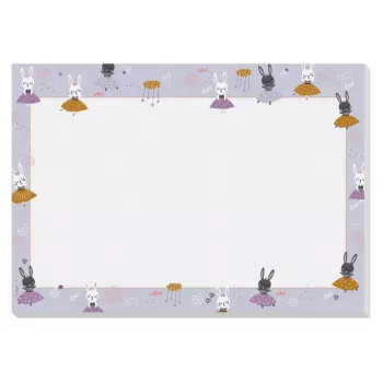 Suport de birou SIGEL Bunny Ballerinas liliachiu hârtie 30 de coli