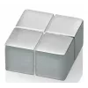 SIGEL C10 magneți neodim disc extra puternici argintii 20mm x 10mm (pachet de 4)