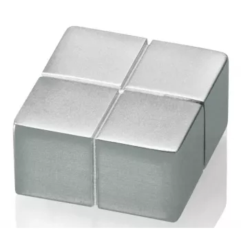 SIGEL C10 magneți neodim disc extra puternici argintii 20mm x 10mm (pachet de 4)