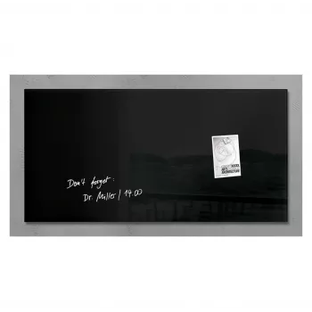 Tablie magnetică din sticlă SIGEL artverum 910 x 460 mm Super White fără ramă