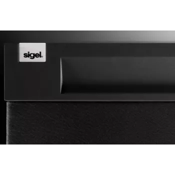 Suport de birou SIGEL CINTANO S - negru - piele ecologică - 600 x 490 mm - 1 buc.