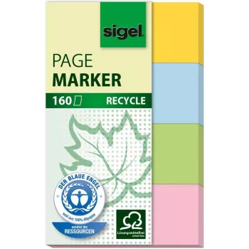 Bare de legare cu clemă SIGEL HN604 transparente 160 buc.
