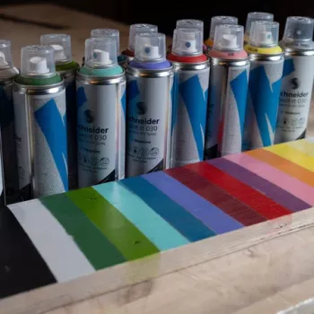 Vopsea spray acrilică Schneider Paint-It 030 Supreme DIY alb 200 ml