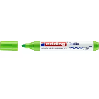 EDDING 4500 marker textil verde deschis vârf rotund 2-3 mm 1 bucată