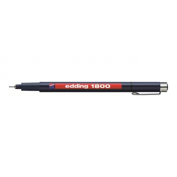 Pix fineliner EDDING 1800 albastru, cerneală pigmentară, 0,3 mm