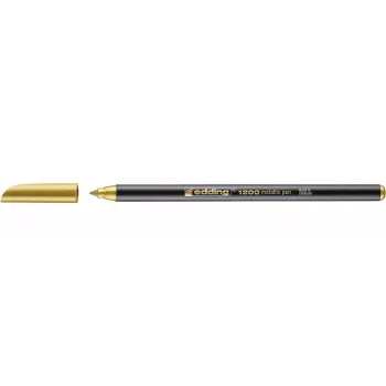 Pix cu vârf fibră EDDING 1200 auriu, 1 mm, vârf rotund