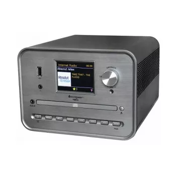 Soundmaster ICD1050SW Internet Radio with WiFi, DAB+, FM, CD, MP3, USB, Bluetooth, APP - Stereo, Black