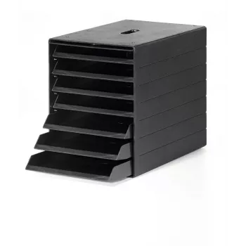 Cutie cu sertare DURABLE IDEALBOX PLUS antracit, 7 sertare, DIN A4, 1712001058