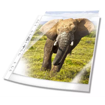 DURABLE Premium Document Sleeves DIN A4 Extra Wide Crystal Clear Smooth 0.08 mm, 50 pcs (999111197)