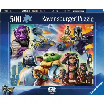 RAVENSBURGER Puzzle The Mandalorian and Grogu (500 Pieces)