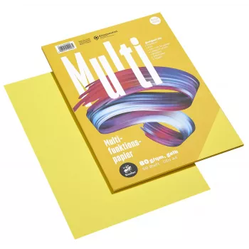 Staufen Hârtie multifuncțională 7X A4 80g galben 50 file