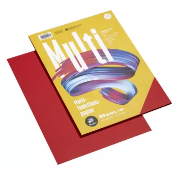 Staufen Hârtie multifuncțională 7X 734050997 A4 80g roșu 50 file
