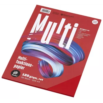 Staufen Hârtie multifuncțională 7X 734051297 A4 120g roșu 35 file