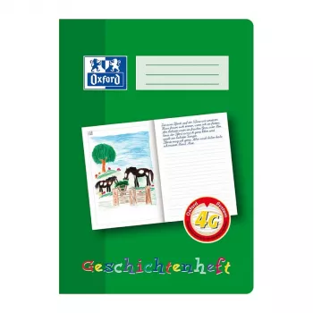 Caiet Oxford 100050098 A4 90 g/m2 verde