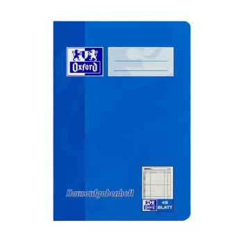 Oxford 100057950 Caiet A5 90 g/m2 Albastru