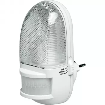 Lumină de noapte REV cu detector de mișcare, LED, 1,5 W, 100 lm, alb cald, senzor PIR, alb