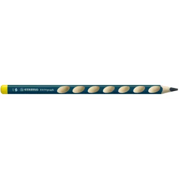Creion grafit STABILO EASYgraph HB albastru triunghiular ergonomic pentru dreptaci