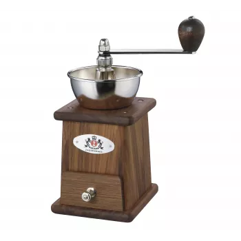 Râșniță de cafea ZASSENHAUS Santos, lemn de nuc
