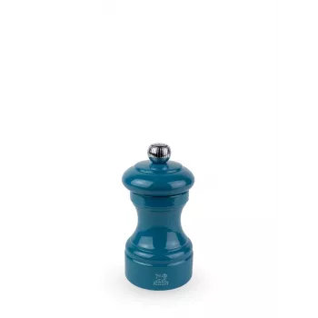 Râșniță de piper Peugeot Bistro 10 cm, albastru Pacific, lemn lăcuit
