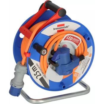 Brennenstuhl 1182470200 tambur de cablu 25 m portocaliu ștecher CEE 16 A 3 poli