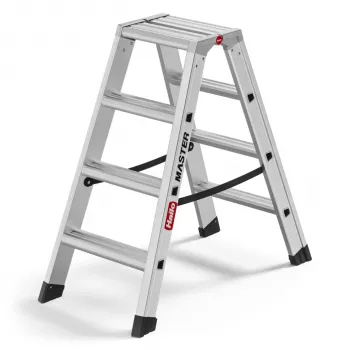 Scară cu trepte cu două fețe Hailo Master D100 2 x 5 trepte